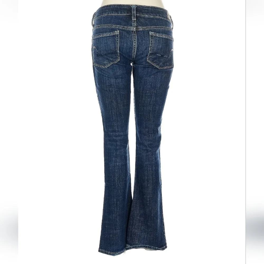 💥Sale💥American Eagle Outfitters Dark Blue Flare Jeans - Picture 2 of 4